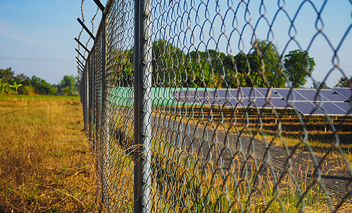 Solar Power Park Secure Fencing